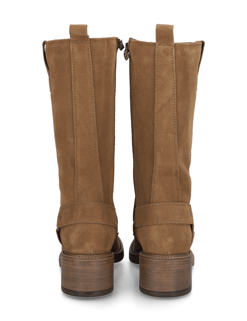 TAMARIS-Veloursleder-Stiefel-braun