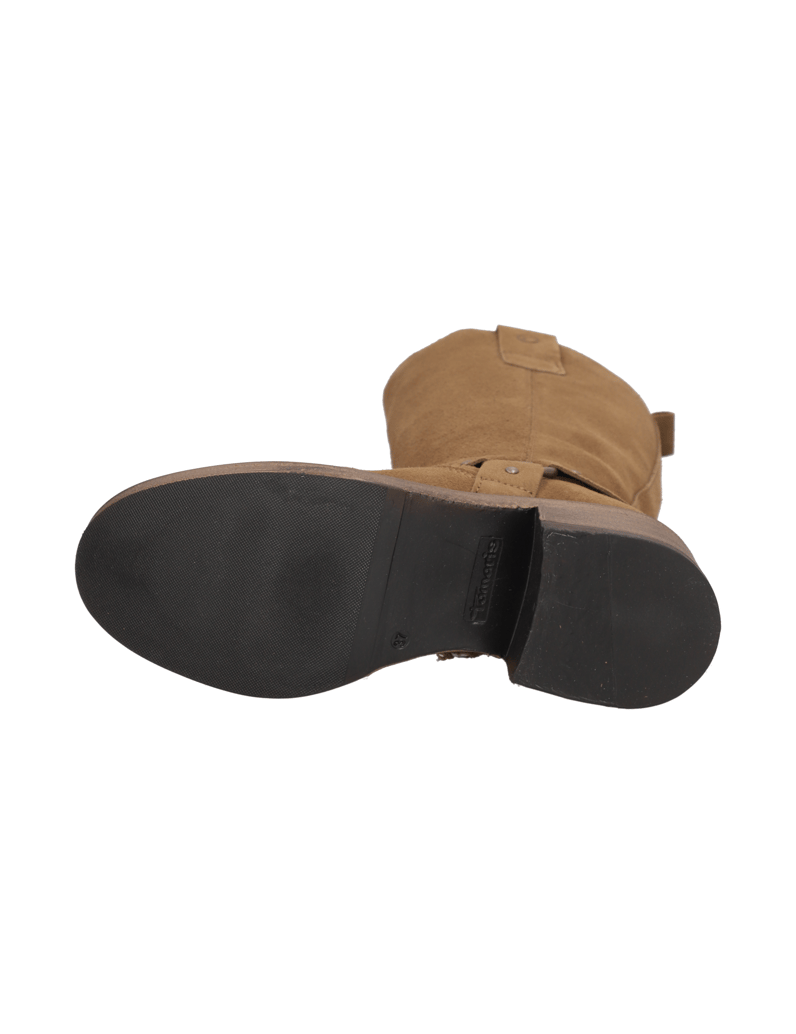 TAMARIS-Veloursleder-Stiefel-braun