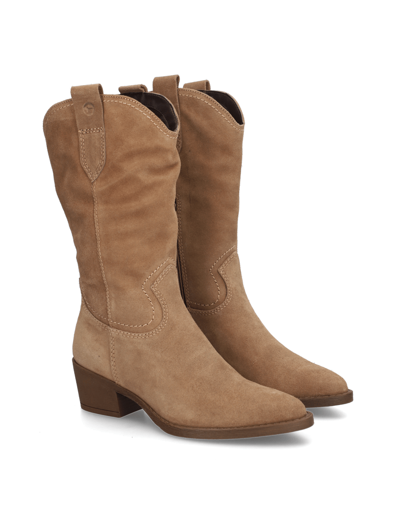 TAMARIS-Veloursleder-Stiefel