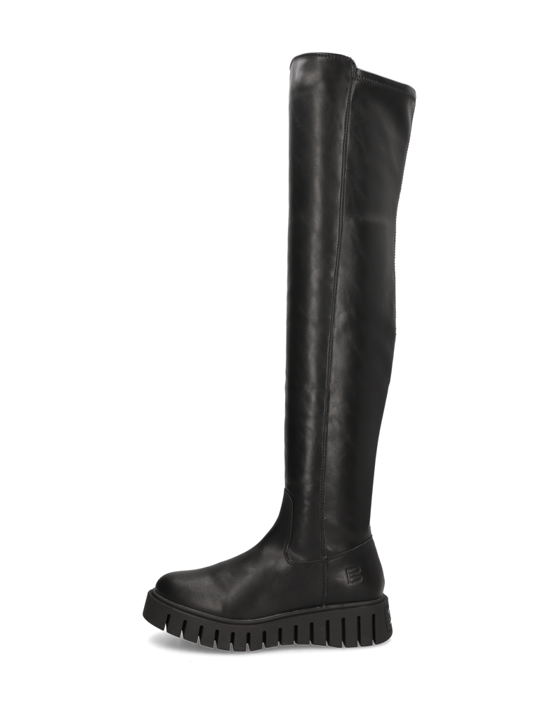 TT.-BAGATT-imitácia-kože-čižmy-nad-kolená-čierna