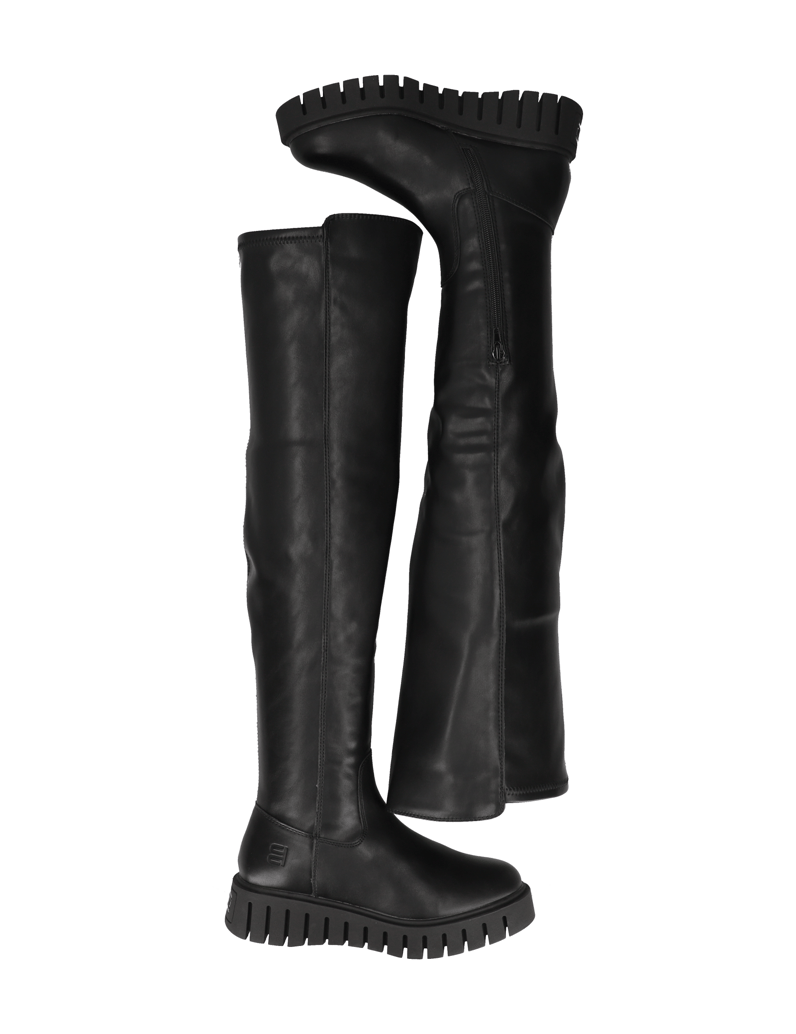 TT.-BAGATT-imitácia-kože-čižmy-nad-kolená-čierna