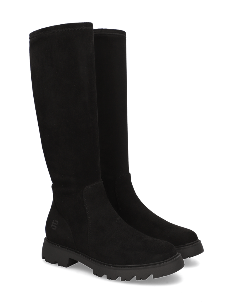 TT.-BAGATT-imitácia-velúru-kozačky-černá