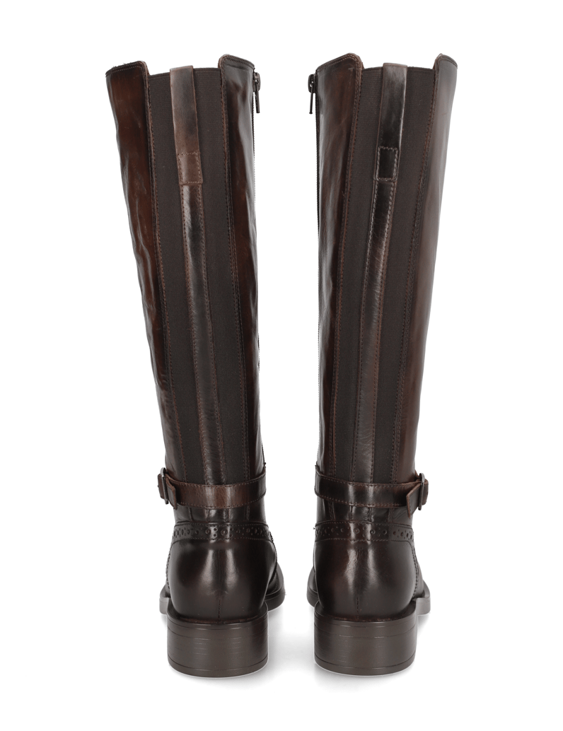 Pat-Calvin-hladká-koža-čižmy-hnedá