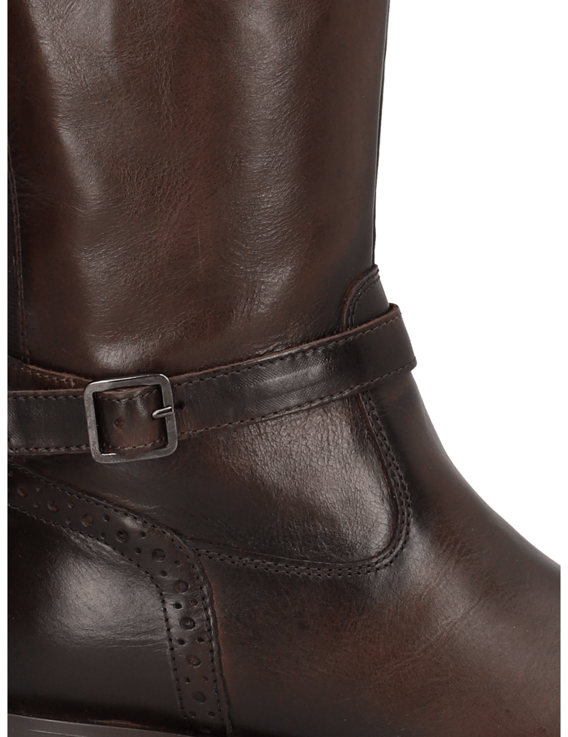 Pat-Calvin-hladká-koža-čižmy-hnedá