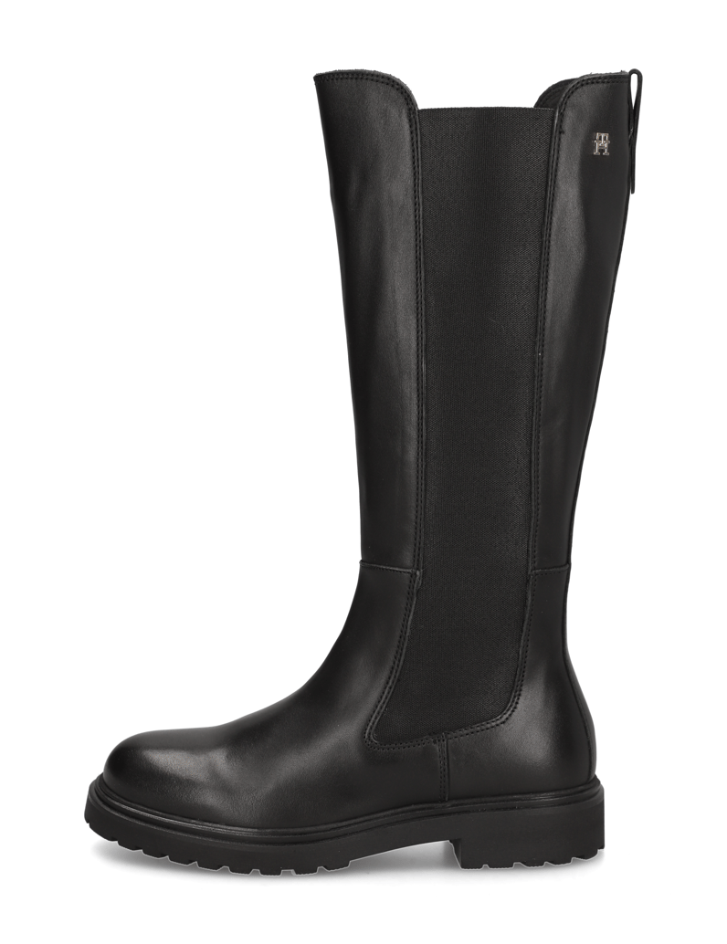 Tommy-Hilfiger-TH-LTHR-CLEATED-LONG-BOOT-schwarz
