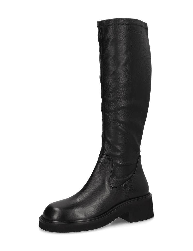 Tommy-Jeans-TJW-STRETCHY-LONG-BOOT-schwarz