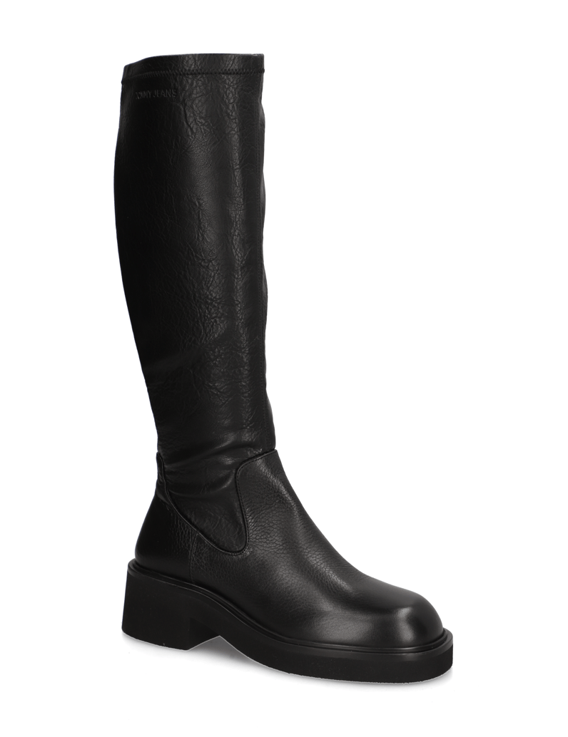 Tommy-Jeans-TJW-STRETCHY-LONG-BOOT-schwarz