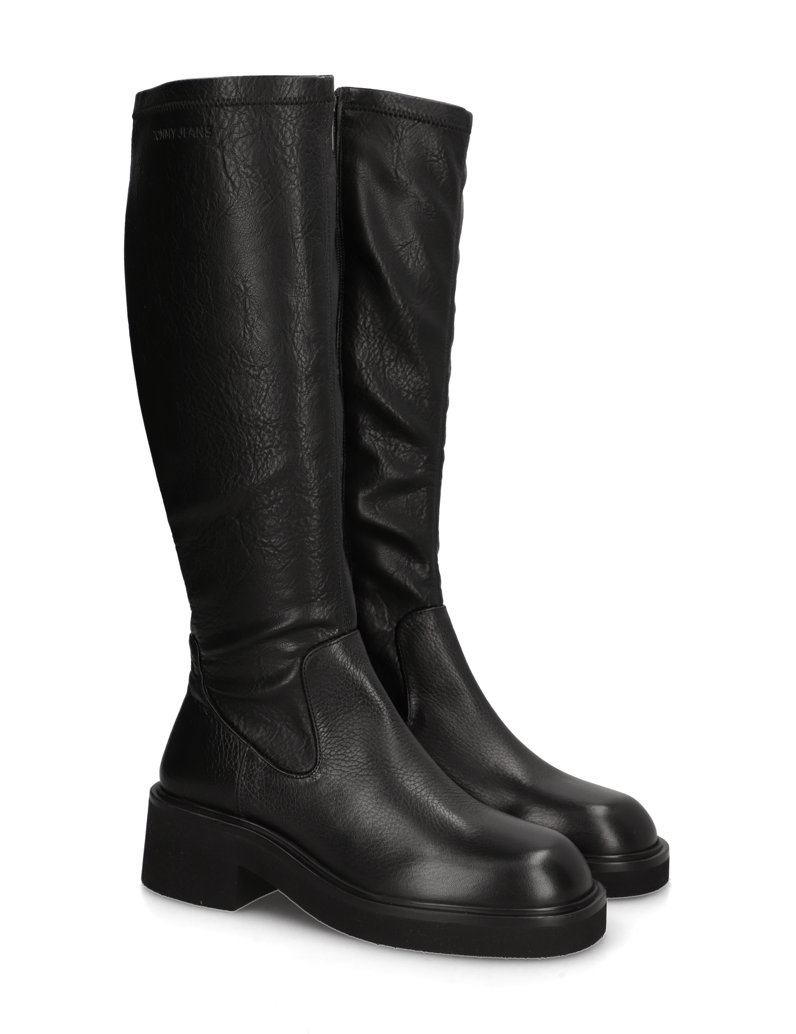 Tommy-Jeans-TJW-STRETCHY-LONG-BOOT-schwarz