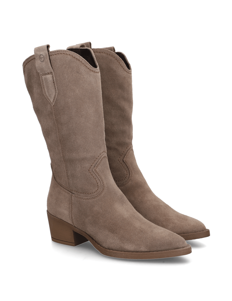 TAMARIS-kozačky-šedá