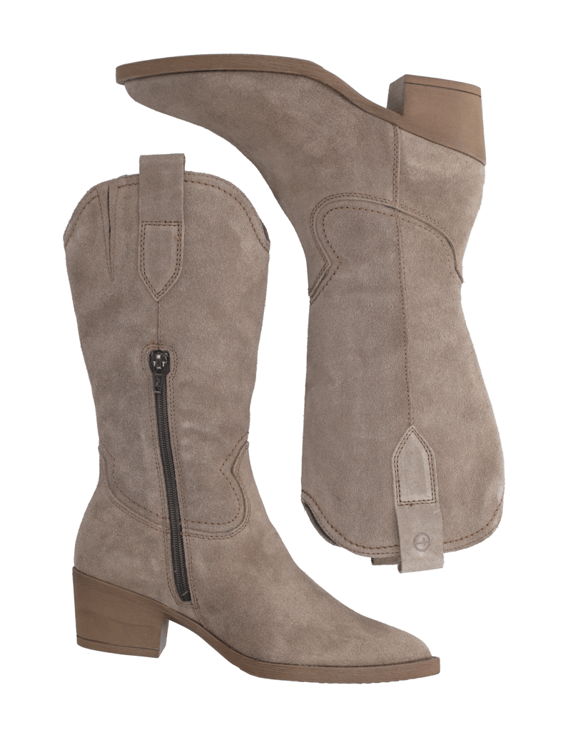 TAMARIS-kozačky-šedá