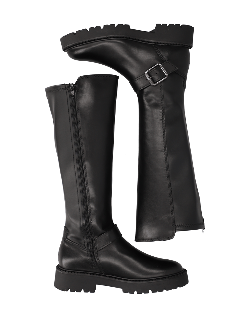 TAMARIS-kozačky-černá