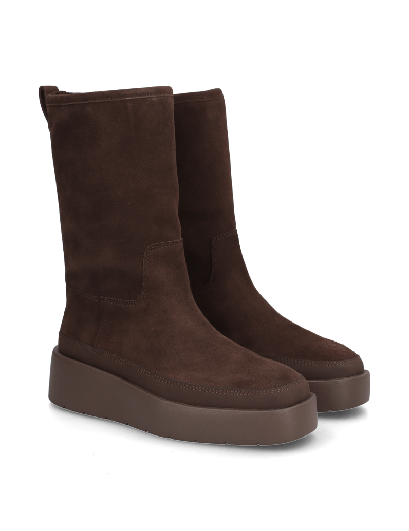 CALVIN-KLEIN-JEANS-FLATFORM-MID-BOOT-SUEDE-WL-čierna