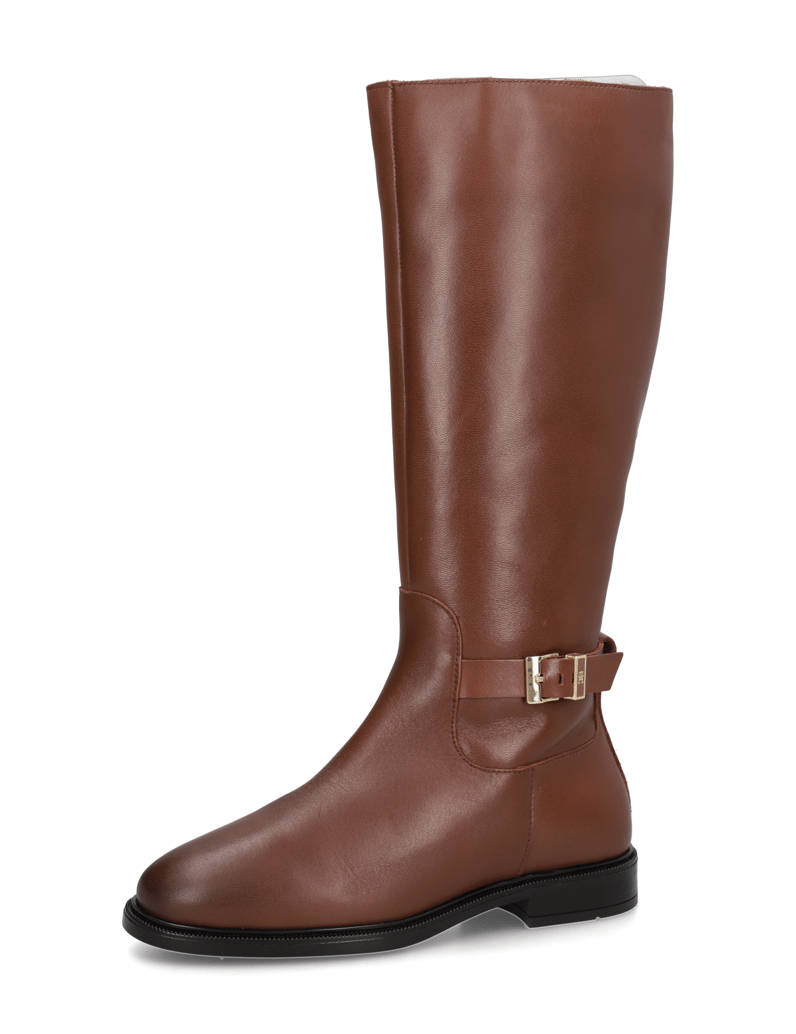 Tommy-Hilfiger-TH-BUCKLE-LEATHERKNEE-BOOT-konjak