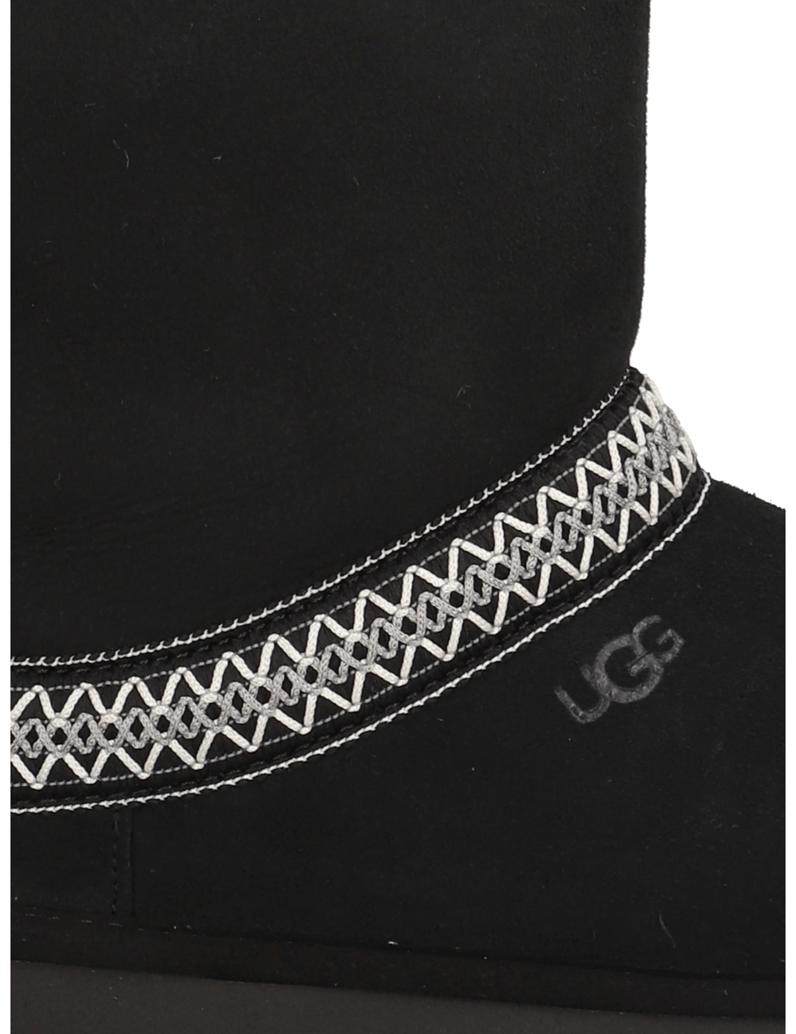 UGG-CLASSIC-SHORT-CRESENT-schwarz