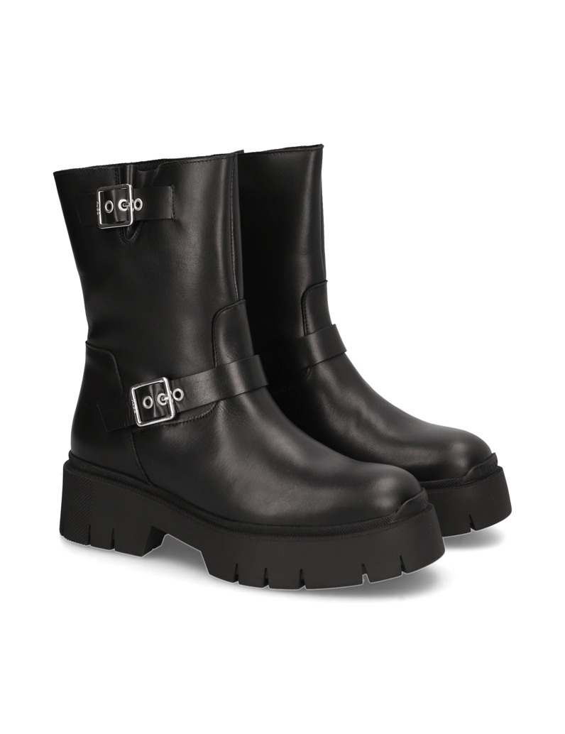 HUGO-kotníčkové-boty-černá