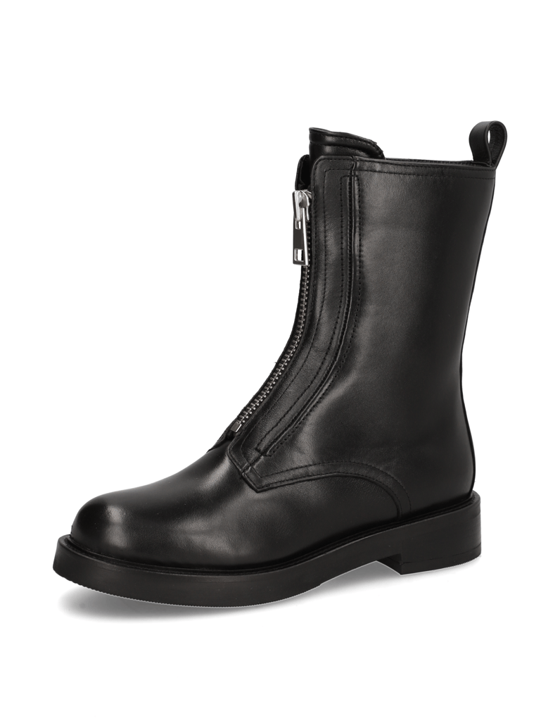 NEWD.Tamaris-Glattleder-Boot-schwarz