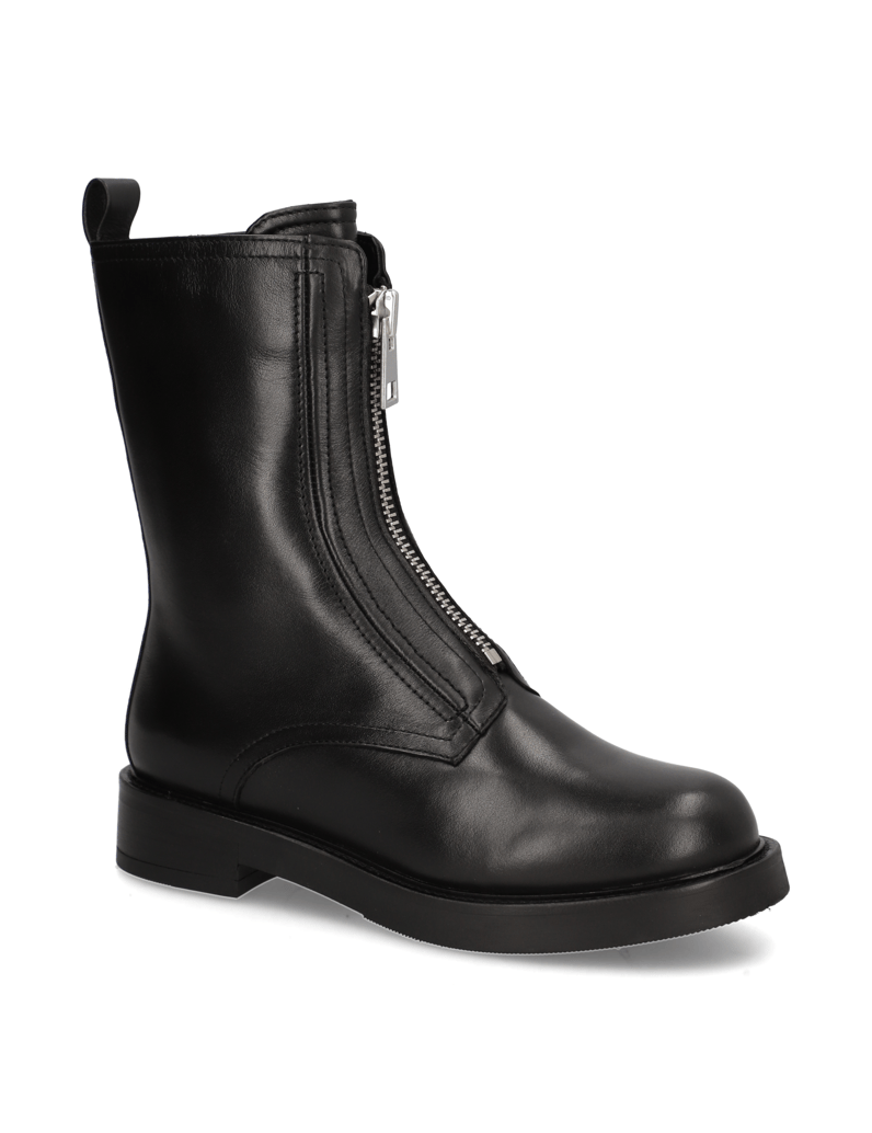 NEWD.Tamaris-Glattleder-Boot-schwarz