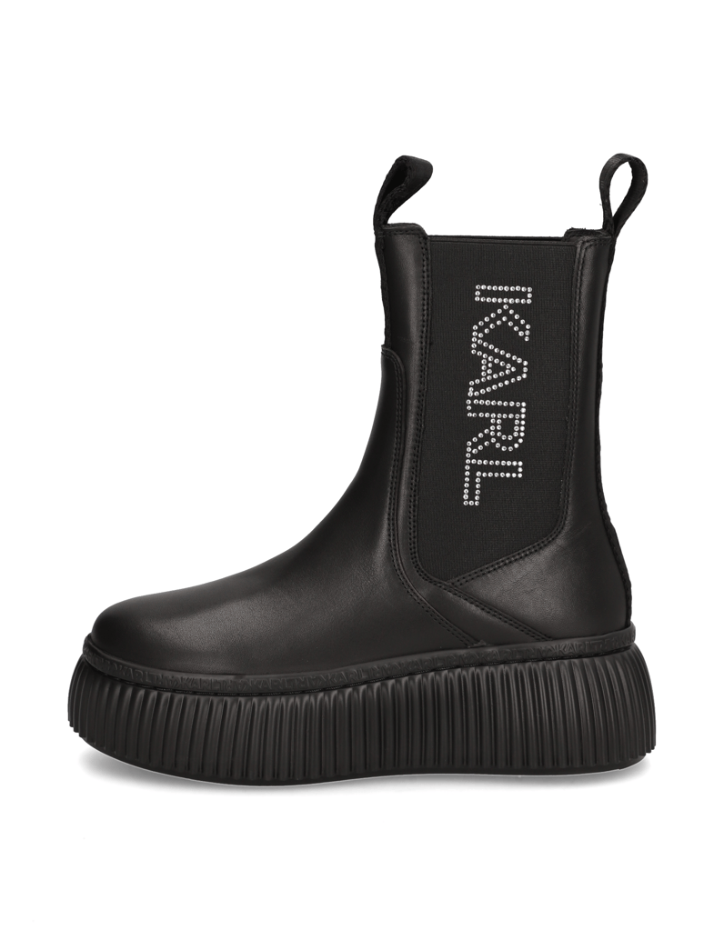 KARL-LAGERFELD-KREEPER-LO-Long-Gore-Strass-schwarz