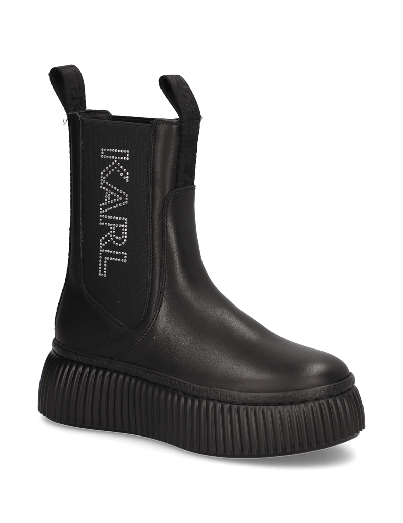 KARL-LAGERFELD-KREEPER-LO-Long-Gore-Strass-schwarz