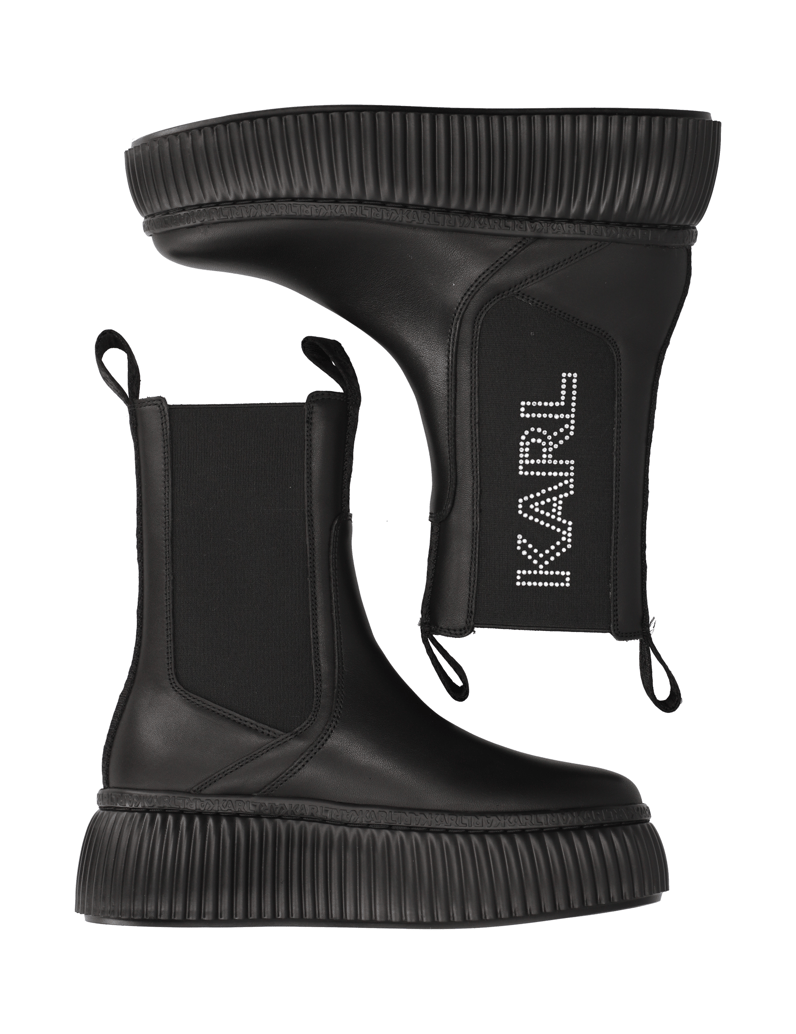 KARL-LAGERFELD-KREEPER-LO-Long-Gore-Strass-schwarz