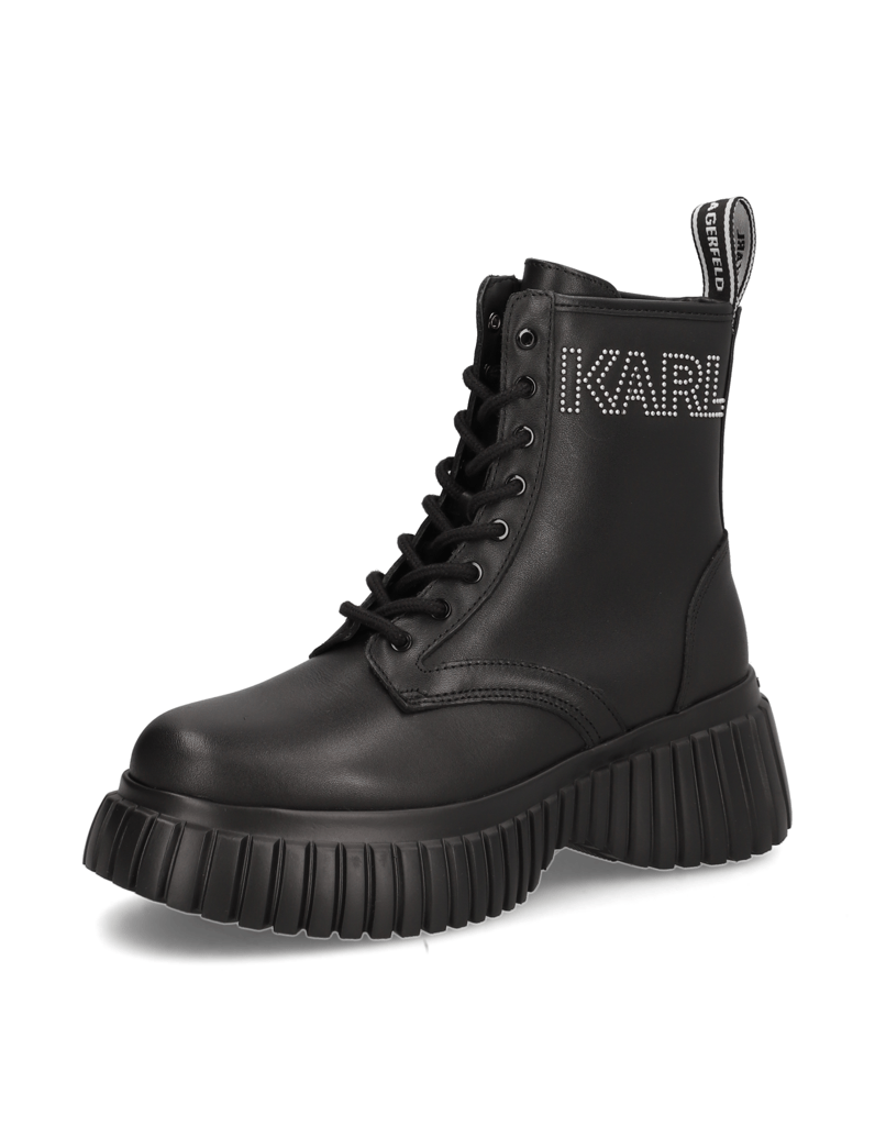 KARL-LAGERFELD-snurovacia-obuv-čierna