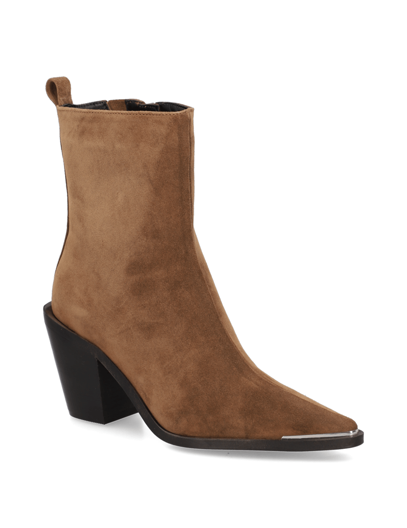 NEWD.Tamaris-Veloursleder-Stiefelette-schwarz