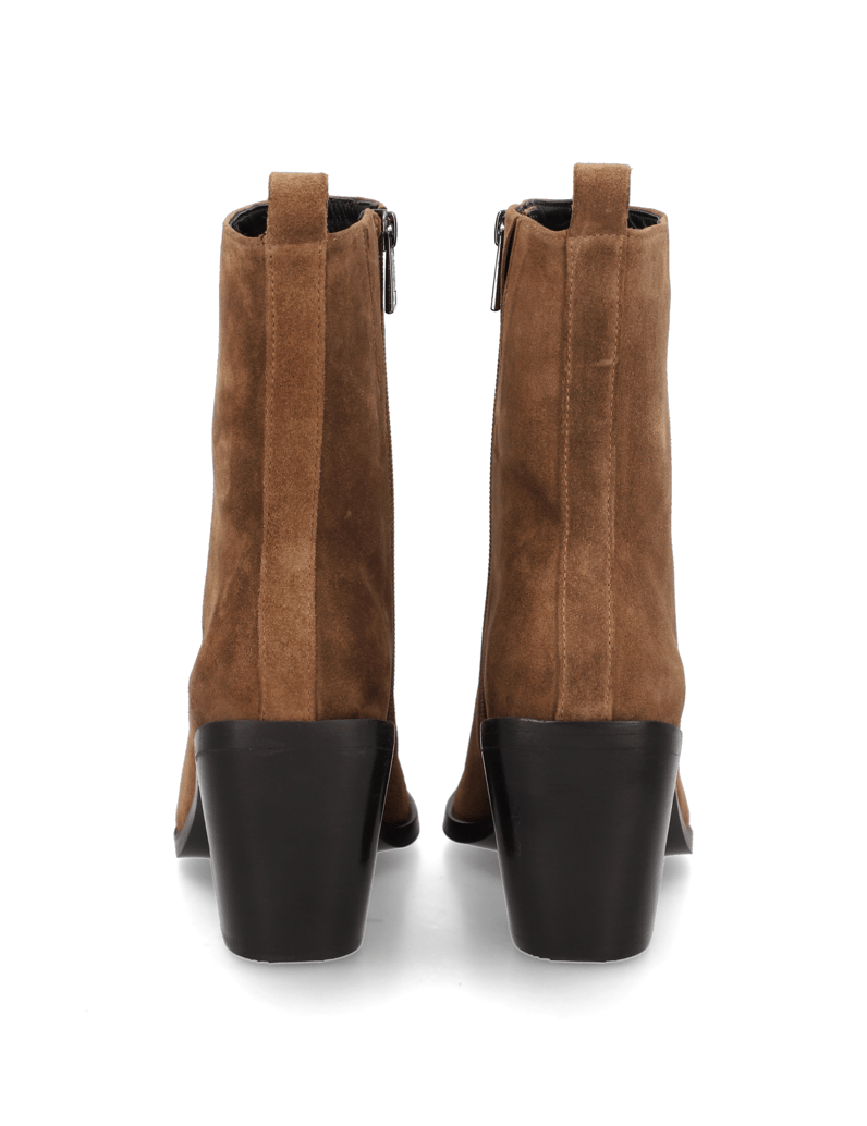 NEWD.Tamaris-Veloursleder-Stiefelette-schwarz