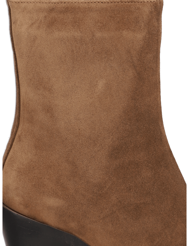 NEWD.Tamaris-Veloursleder-Stiefelette-schwarz