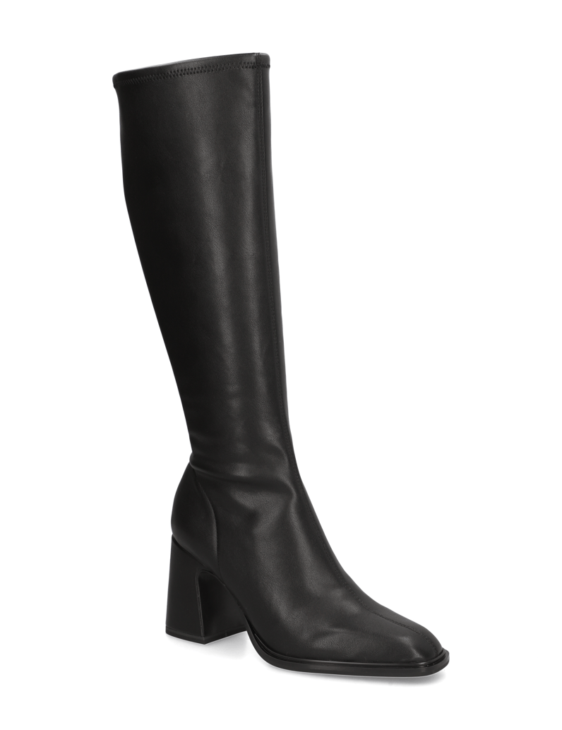 NEWD.Tamaris-Lederimitat-Stiefel-schwarz