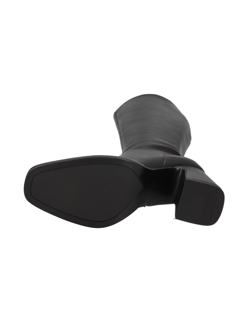 NEWD.Tamaris-Lederimitat-Stiefel-schwarz