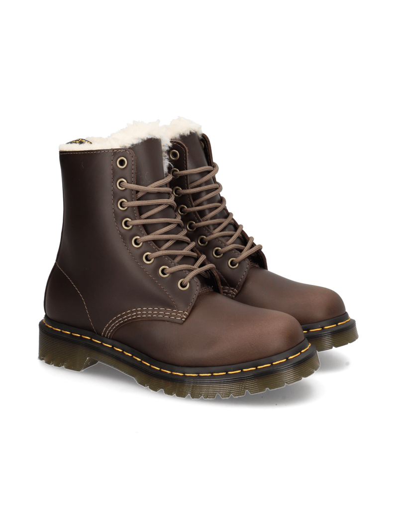 Dr.Martens-snurovacia-obuv-hnedá