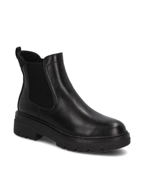 

kotníčkové Chelsea, Černá