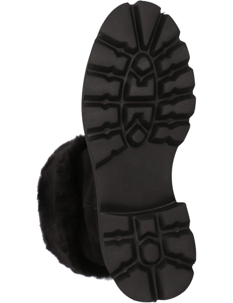 Kate-Gray-Veloursleder-Boot-černá