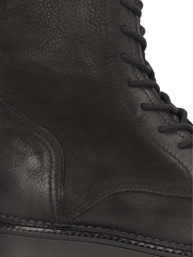 Kate-Gray-Glattleder-Schnürboot-schwarz