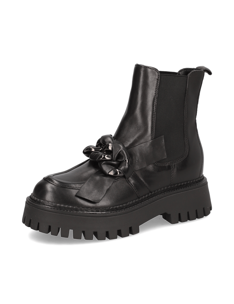 Kate-Gray-Glattleder-Chelsea-Boot-schwarz