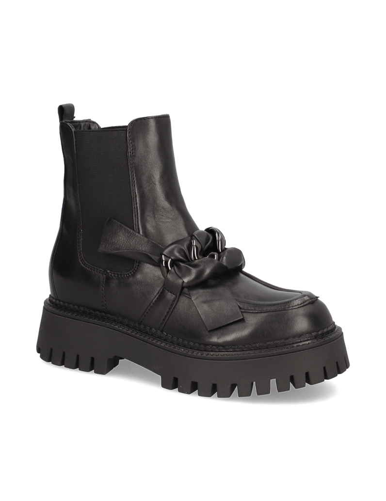 Kate-Gray-Glattleder-Chelsea-Boot-schwarz