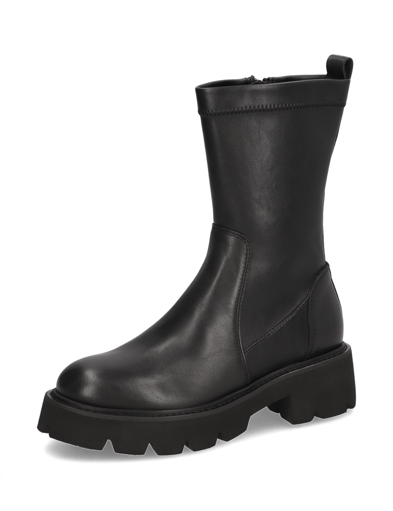 Kate-Gray-Lederkombination-Boot-schwarz