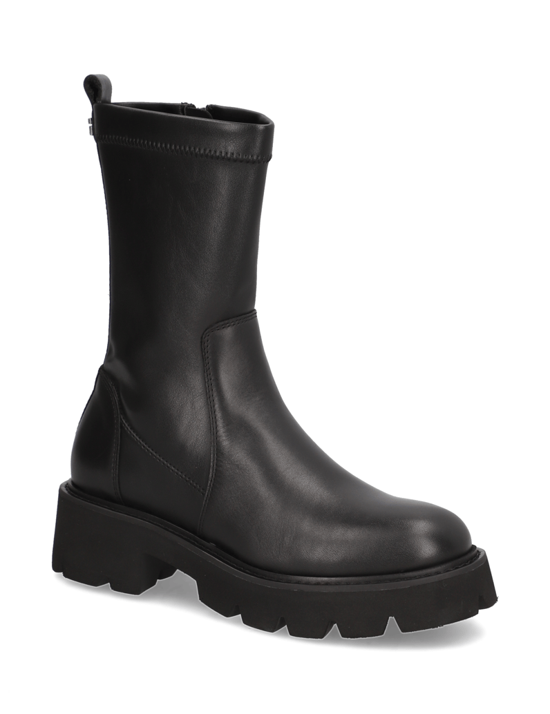 Kate-Gray-Lederkombination-Boot-schwarz