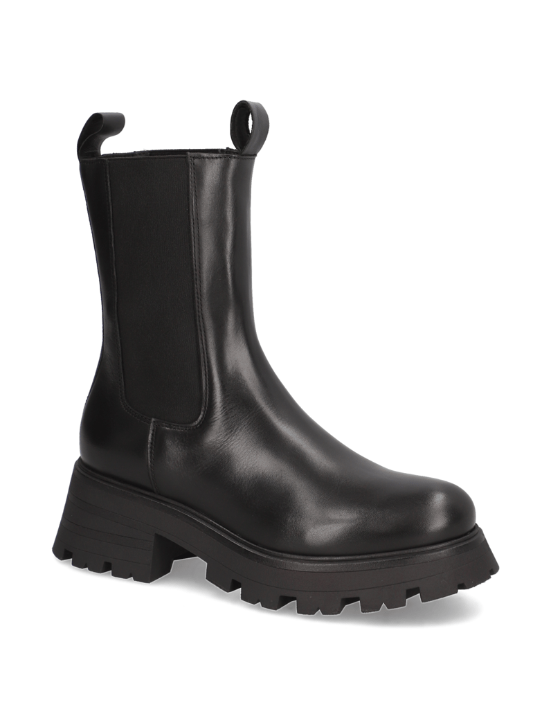 Kate-Gray-Glattleder-Chelsea-Boot-schwarz