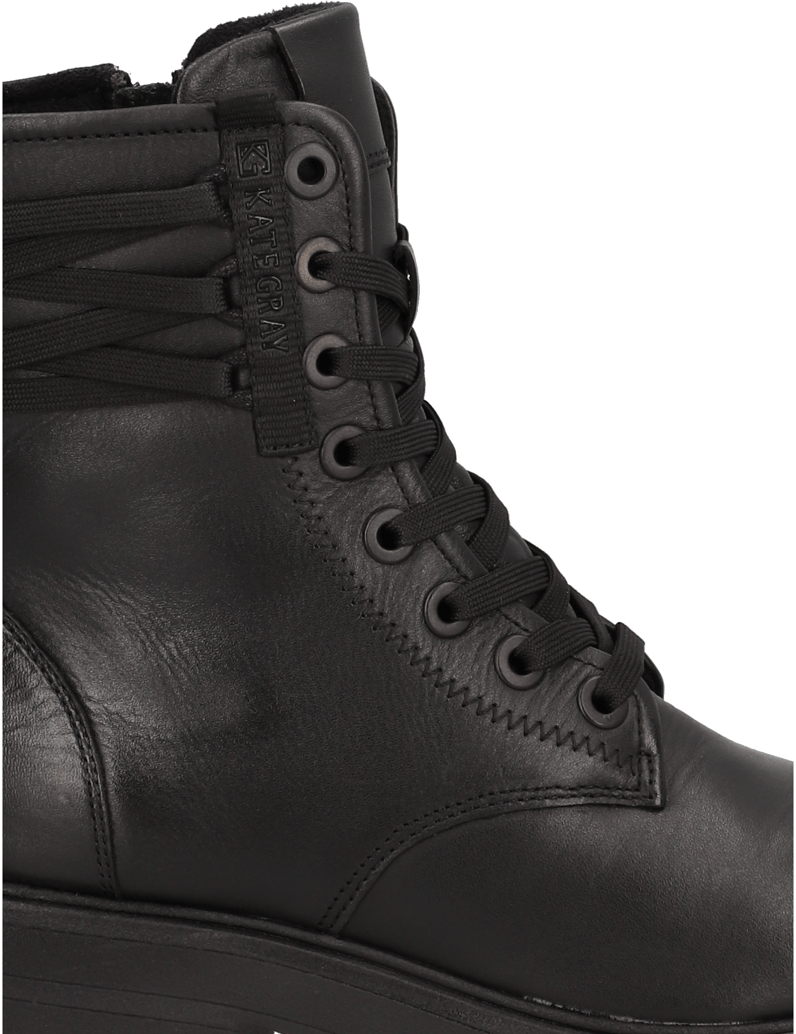 Kate-Gray-gležnjarji-na-vezalke-črna