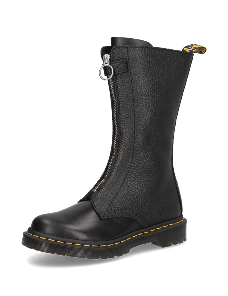 Dr.Martens-1B99-Frnt-Zip-schwarz