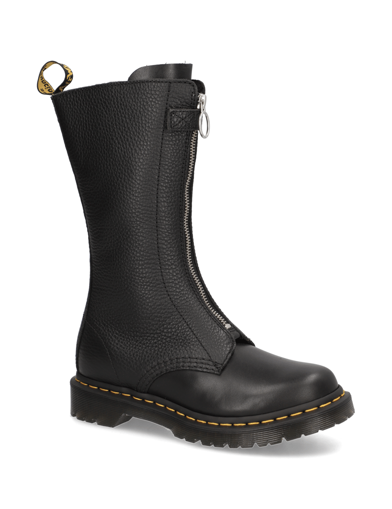 Dr.Martens-1B99-Frnt-Zip-schwarz