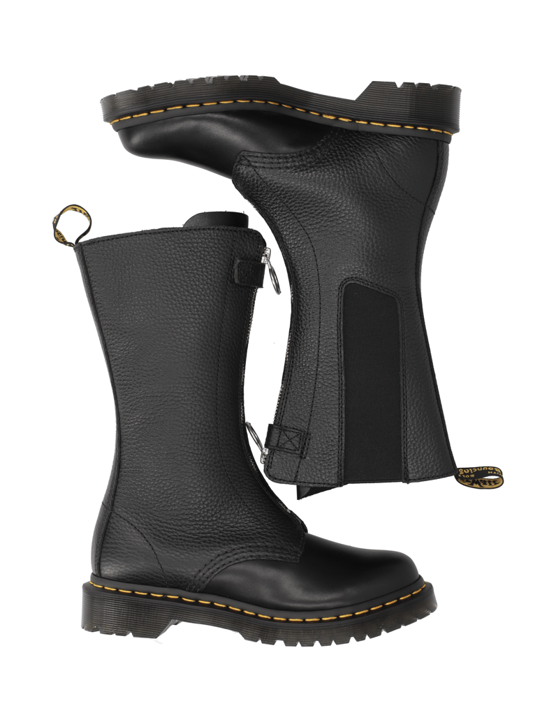 Dr.Martens-1B99-Frnt-Zip-schwarz