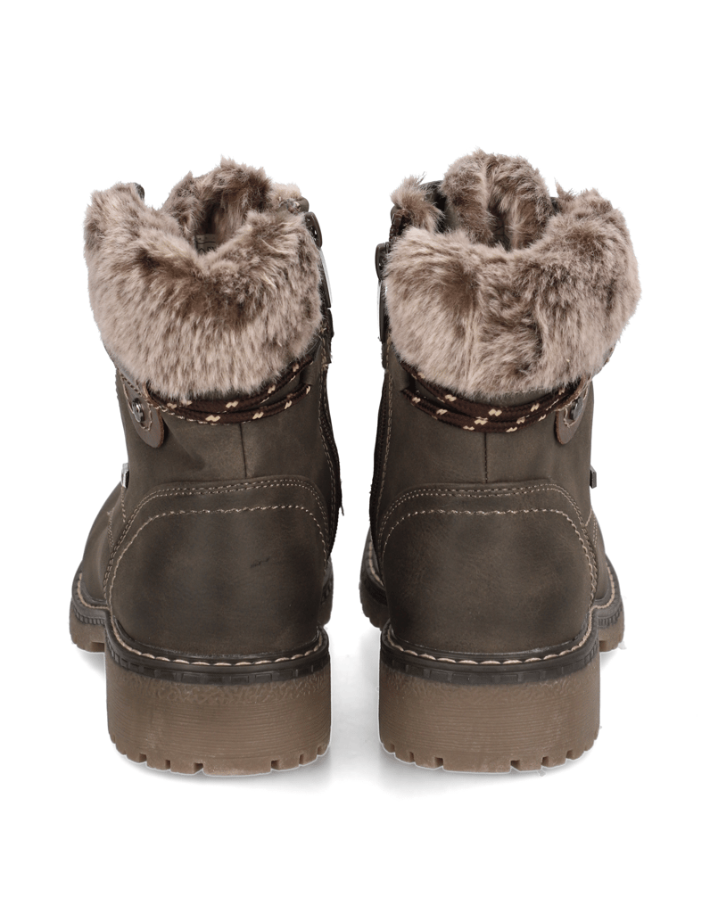 OMG!-Lederimitat-Schnürboot-grau