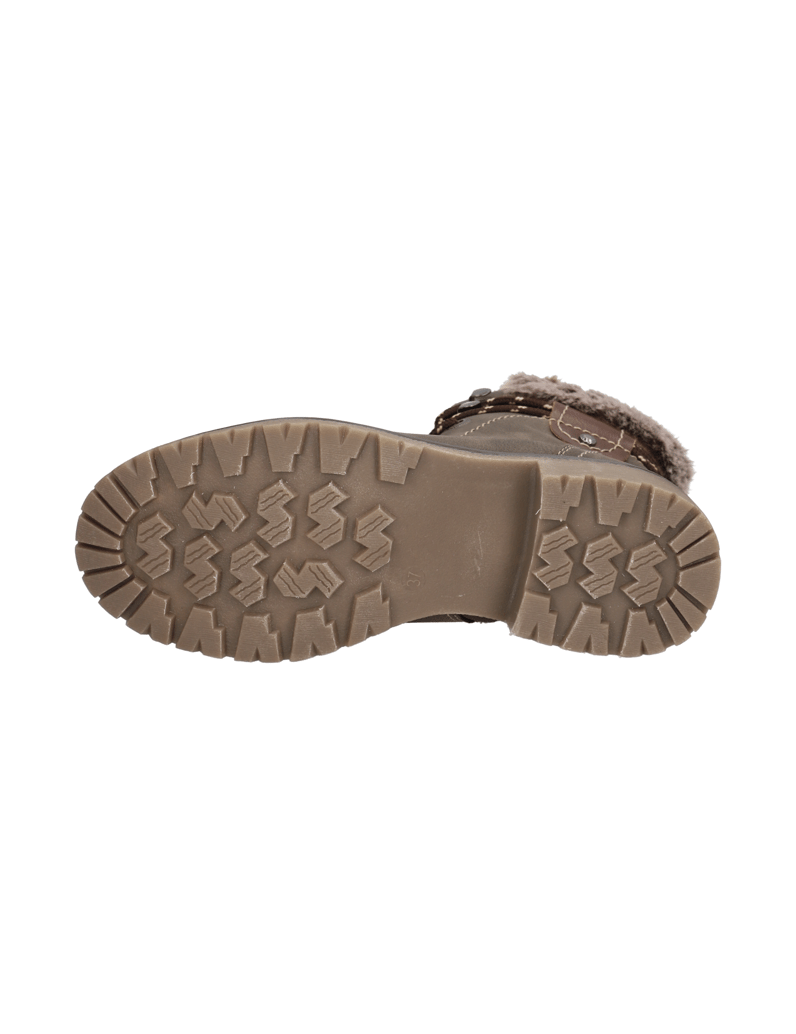 OMG!-Lederimitat-Schnürboot-grau