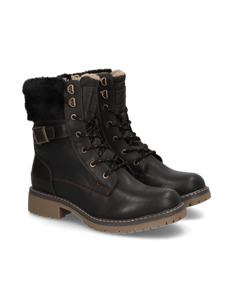 OMG!-imitácia-kože-snurovacia-obuv-čierna