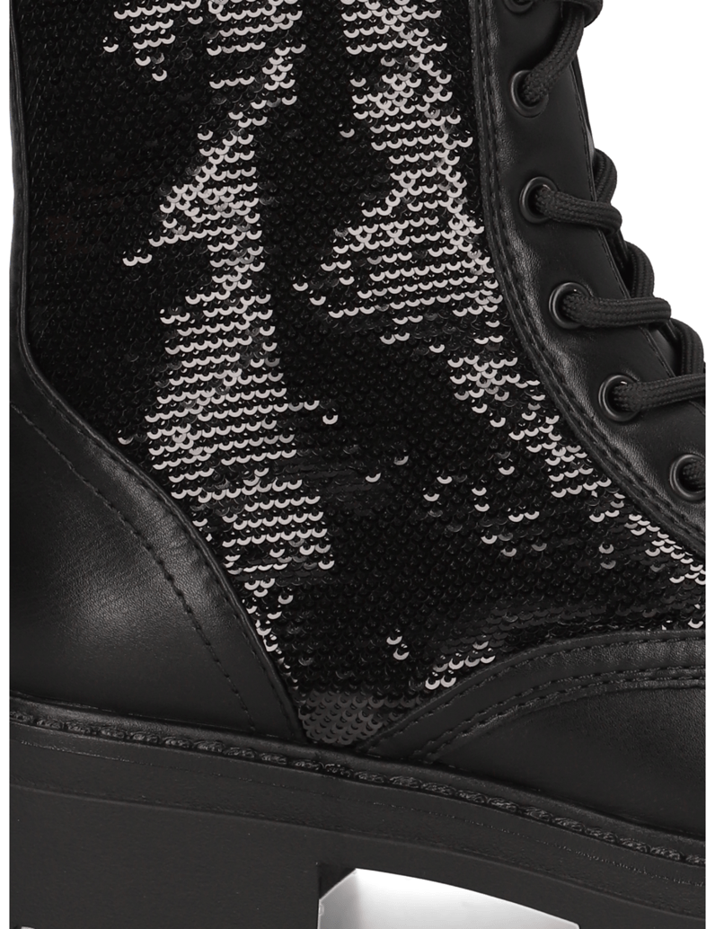 OMG!-imitácia-kože-snurovacia-obuv-čierna