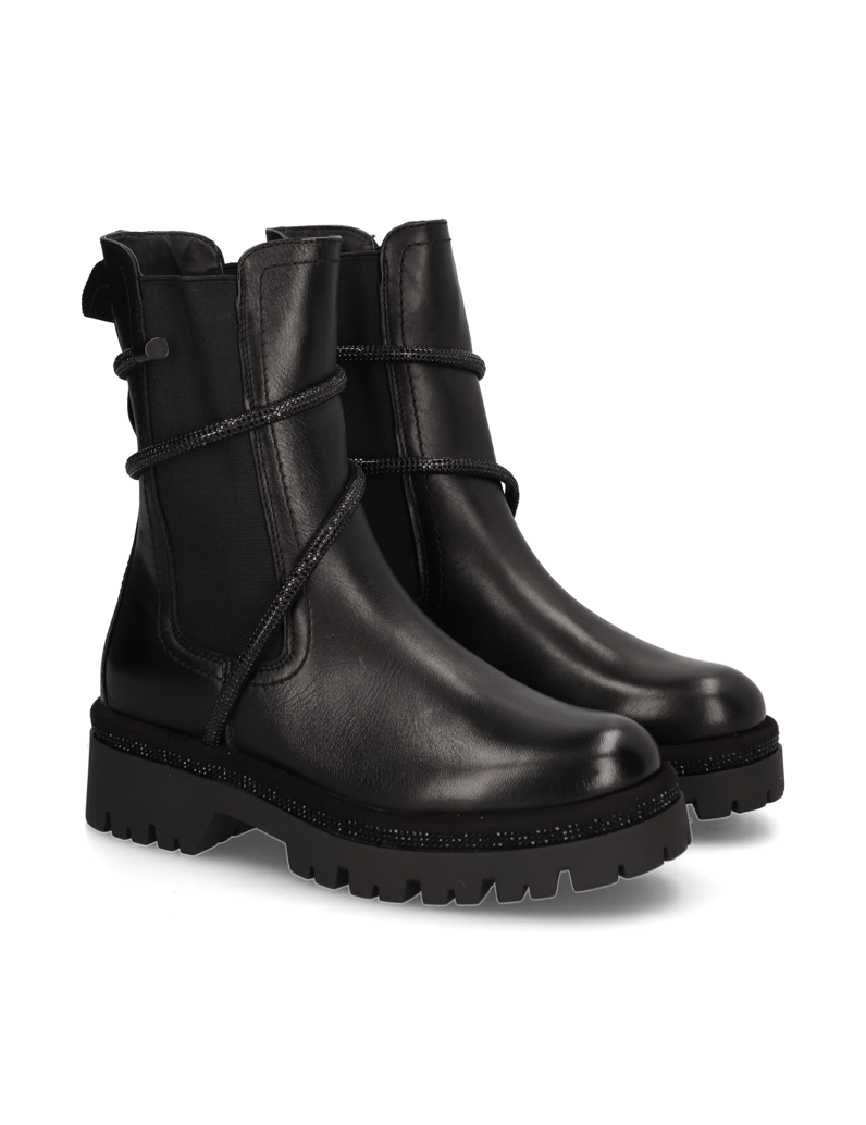 Kate-Gray-Glattleder-Chelsea-Boot-schwarz