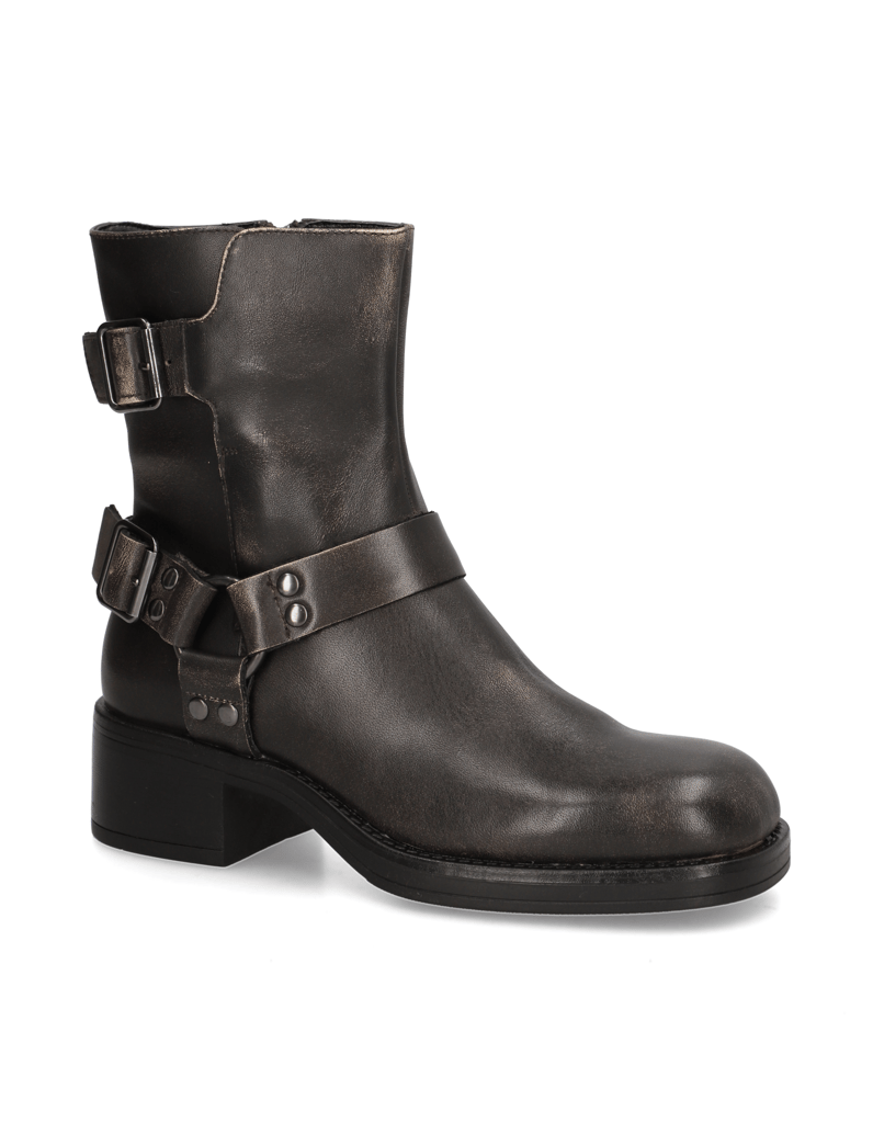 Kate-Gray-Glattleder-Boot-grau