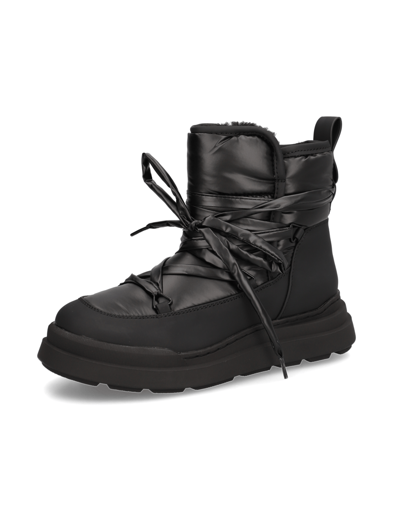 Kate-Gray-imitacija-usnja-škornji-za-sneg-črna